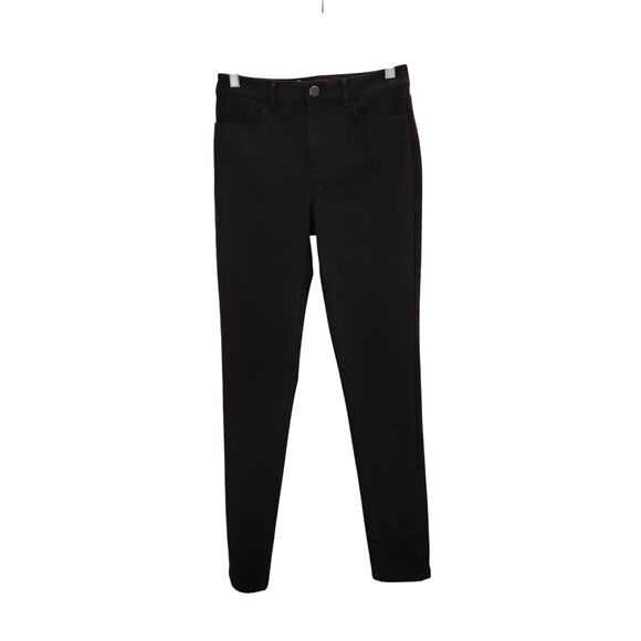 Theory Black Mid Rise Ankle Stretch Travel Work Classic Skinny Pants Size 00 - Picture 1 of 6